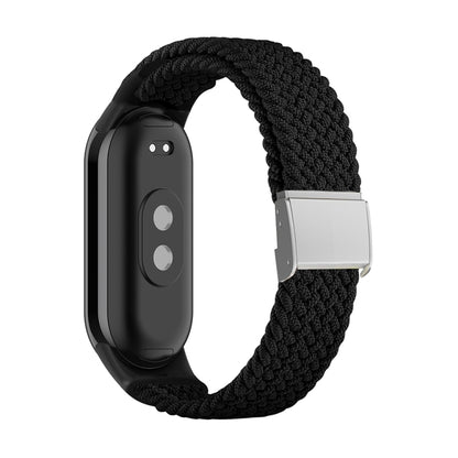 Adjustable Nylon Braided Steel Buckle Watch Band, For Xiaomi Mi Band 8