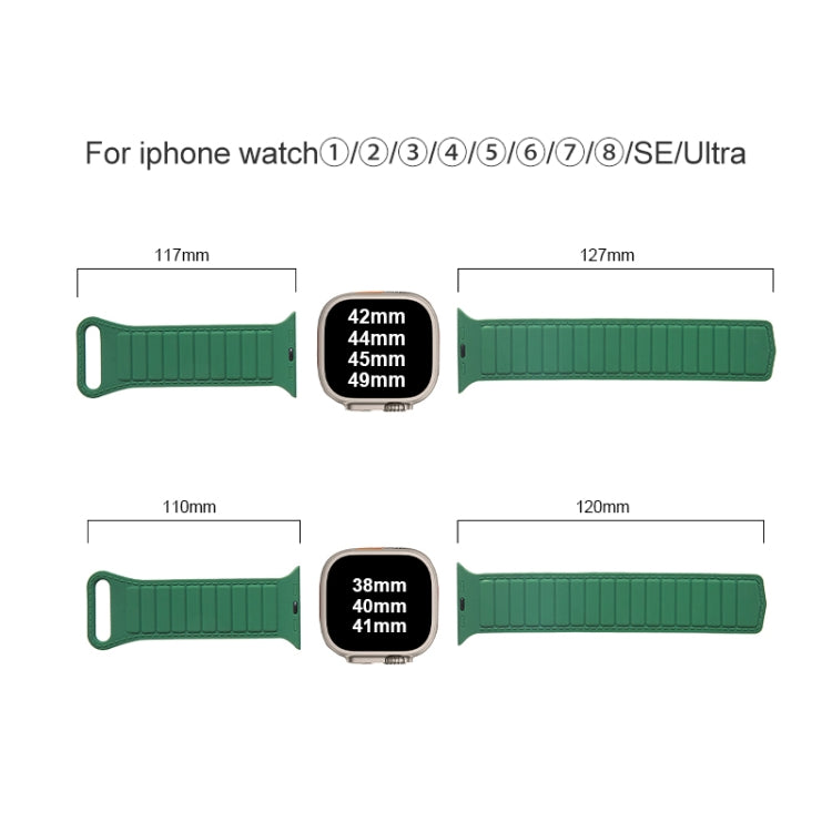 Loop Magnetic Silicone Watch Band, For Apple Watch 4 40mm, For Apple Watch 3 38mm, For Apple Watch 3 42mm