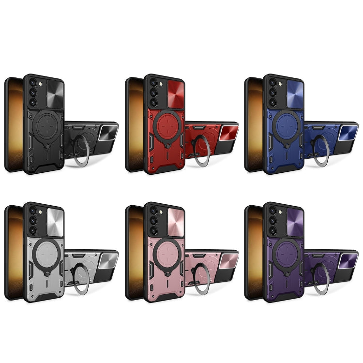 CD Texture Sliding Camshield Magnetic Holder Phone Case, For Samsung Galaxy S23+ 5G, For Samsung Galaxy S23 5G, For Samsung Galaxy S20 FE, For Samsung Galaxy A73 5G, For Samsung Galaxy A33 5G, For Samsung Galaxy A13 4G, For Samsung Galaxy S22 Ultra 5G ...