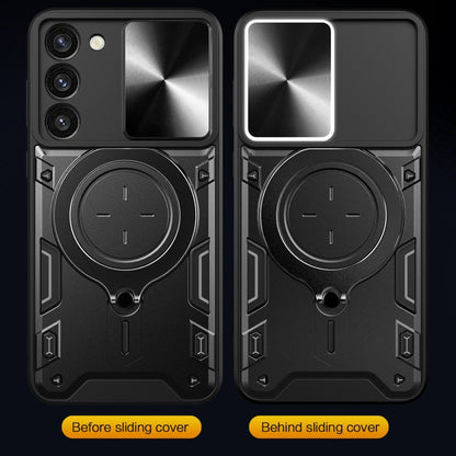 CD Texture Sliding Camshield Magnetic Holder Phone Case, For Samsung Galaxy S23+ 5G, For Samsung Galaxy S23 5G, For Samsung Galaxy S20 FE, For Samsung Galaxy A73 5G, For Samsung Galaxy A33 5G, For Samsung Galaxy A13 4G, For Samsung Galaxy S22 Ultra 5G ...