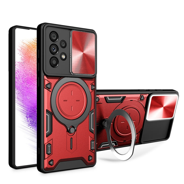 CD Texture Sliding Camshield Magnetic Holder Phone Case, For Samsung Galaxy S23+ 5G, For Samsung Galaxy S23 5G, For Samsung Galaxy S20 FE, For Samsung Galaxy A73 5G, For Samsung Galaxy A33 5G, For Samsung Galaxy A13 4G, For Samsung Galaxy S22 Ultra 5G ...