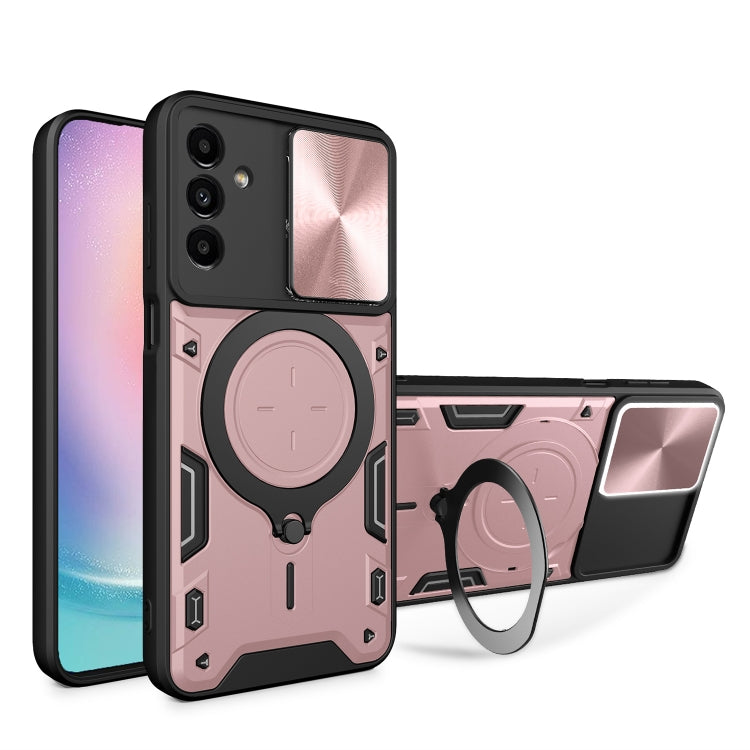 CD Texture Sliding Camshield Magnetic Holder Phone Case, For Samsung Galaxy S24 FE 5G, For Samsung Galaxy S24+ 5G, For Samsung Galaxy S24 5G, For Samsung Galaxy A24 4G, For Samsung Galaxy A23 5G, For Samsung Galaxy A34 5G, For Samsung Galaxy A54 5G    ...