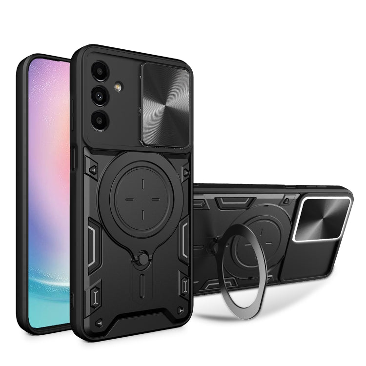 CD Texture Sliding Camshield Magnetic Holder Phone Case, For Samsung Galaxy S24 FE 5G, For Samsung Galaxy S24+ 5G, For Samsung Galaxy S24 5G, For Samsung Galaxy A24 4G, For Samsung Galaxy A23 5G, For Samsung Galaxy A34 5G, For Samsung Galaxy A54 5G    ...