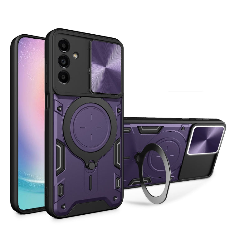 CD Texture Sliding Camshield Magnetic Holder Phone Case, For Samsung Galaxy S24 FE 5G, For Samsung Galaxy S24+ 5G, For Samsung Galaxy S24 5G, For Samsung Galaxy A24 4G, For Samsung Galaxy A23 5G, For Samsung Galaxy A34 5G, For Samsung Galaxy A54 5G    ...