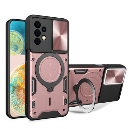 CD Texture Sliding Camshield Magnetic Holder Phone Case, For Samsung Galaxy S24 FE 5G, For Samsung Galaxy S24+ 5G, For Samsung Galaxy S24 5G, For Samsung Galaxy A24 4G, For Samsung Galaxy A23 5G, For Samsung Galaxy A34 5G, For Samsung Galaxy A54 5G    ...