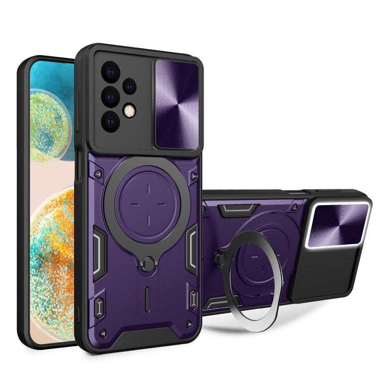 CD Texture Sliding Camshield Magnetic Holder Phone Case, For Samsung Galaxy S24 FE 5G, For Samsung Galaxy S24+ 5G, For Samsung Galaxy S24 5G, For Samsung Galaxy A24 4G, For Samsung Galaxy A23 5G, For Samsung Galaxy A34 5G, For Samsung Galaxy A54 5G    ...