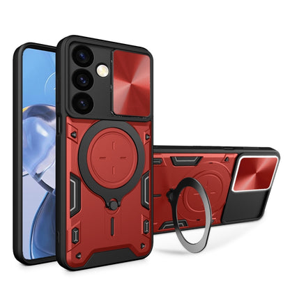 CD Texture Sliding Camshield Magnetic Holder Phone Case, For Samsung Galaxy S24 FE 5G, For Samsung Galaxy S24+ 5G, For Samsung Galaxy S24 5G, For Samsung Galaxy A24 4G, For Samsung Galaxy A23 5G, For Samsung Galaxy A34 5G, For Samsung Galaxy A54 5G    ...