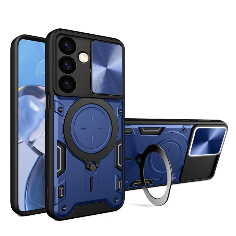 CD Texture Sliding Camshield Magnetic Holder Phone Case, For Samsung Galaxy S24 FE 5G, For Samsung Galaxy S24+ 5G, For Samsung Galaxy S24 5G, For Samsung Galaxy A24 4G, For Samsung Galaxy A23 5G, For Samsung Galaxy A34 5G, For Samsung Galaxy A54 5G    ...