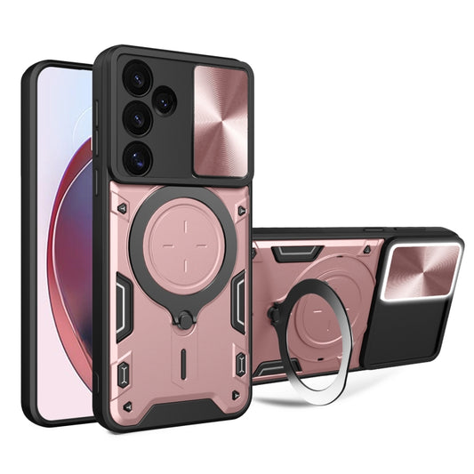 CD Texture Sliding Camshield Magnetic Holder Phone Case, For Samsung Galaxy S24 FE 5G, For Samsung Galaxy S24+ 5G, For Samsung Galaxy S24 5G, For Samsung Galaxy A24 4G, For Samsung Galaxy A23 5G, For Samsung Galaxy A34 5G, For Samsung Galaxy A54 5G    ...