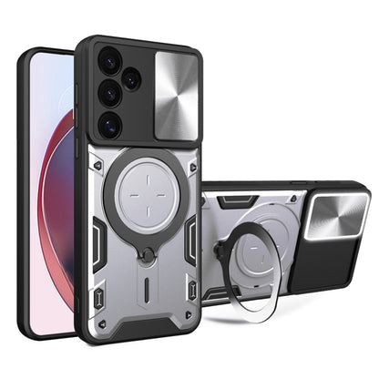 CD Texture Sliding Camshield Magnetic Holder Phone Case, For Samsung Galaxy S24 FE 5G, For Samsung Galaxy S24+ 5G, For Samsung Galaxy S24 5G, For Samsung Galaxy A24 4G, For Samsung Galaxy A23 5G, For Samsung Galaxy A34 5G, For Samsung Galaxy A54 5G    ...