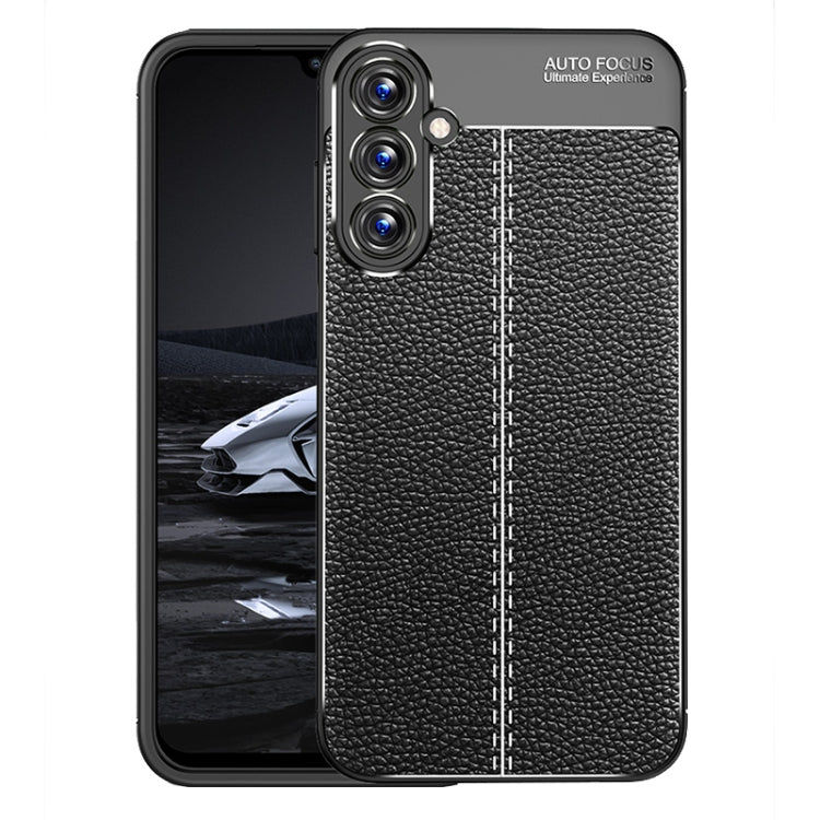 Litchi Texture Shockproof TPU Phone Case, For Samsung Galaxy S24 Ultra 5G, For Samsung Galaxy M34 5G, For Samsung Galaxy A05, For Samsung Galaxy A35, For Samsung Galaxy A55, For Samsung Galaxy A25 5G, For Samsung Galaxy S24+ 5G, For Samsung Galaxy A05s...
