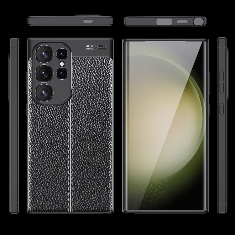 Litchi Texture Shockproof TPU Phone Case, For Samsung Galaxy S24 Ultra 5G, For Samsung Galaxy M34 5G, For Samsung Galaxy A05, For Samsung Galaxy A35, For Samsung Galaxy A55, For Samsung Galaxy A25 5G, For Samsung Galaxy S24+ 5G, For Samsung Galaxy A05s...