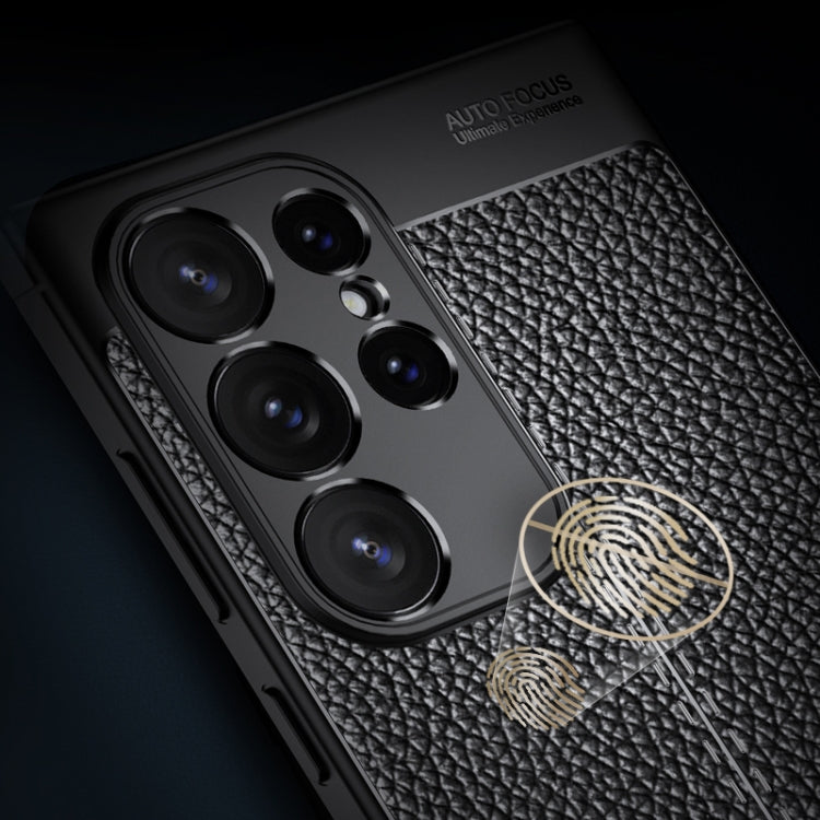 Litchi Texture Shockproof TPU Phone Case, For Samsung Galaxy S24 Ultra 5G, For Samsung Galaxy M34 5G, For Samsung Galaxy A05, For Samsung Galaxy A35, For Samsung Galaxy A55, For Samsung Galaxy A25 5G, For Samsung Galaxy S24+ 5G, For Samsung Galaxy A05s...