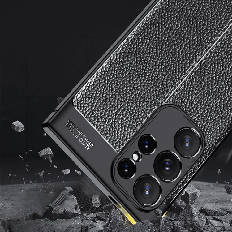 Litchi Texture Shockproof TPU Phone Case, For Samsung Galaxy S24 Ultra 5G, For Samsung Galaxy M34 5G, For Samsung Galaxy A05, For Samsung Galaxy A35, For Samsung Galaxy A55, For Samsung Galaxy A25 5G, For Samsung Galaxy S24+ 5G, For Samsung Galaxy A05s...