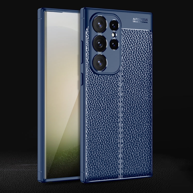 Litchi Texture Shockproof TPU Phone Case, For Samsung Galaxy S24 Ultra 5G, For Samsung Galaxy M34 5G, For Samsung Galaxy A05, For Samsung Galaxy A35, For Samsung Galaxy A55, For Samsung Galaxy A25 5G, For Samsung Galaxy S24+ 5G, For Samsung Galaxy A05s...