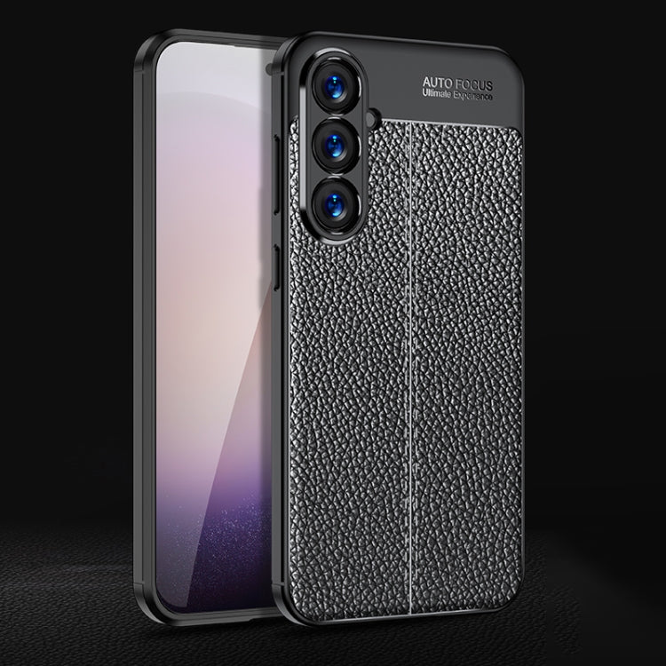 Litchi Texture Shockproof TPU Phone Case, For Samsung Galaxy S24 Ultra 5G, For Samsung Galaxy M34 5G, For Samsung Galaxy A05, For Samsung Galaxy A35, For Samsung Galaxy A55, For Samsung Galaxy A25 5G, For Samsung Galaxy S24+ 5G, For Samsung Galaxy A05s...