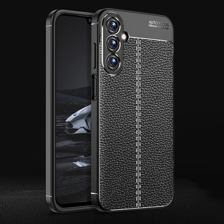 Litchi Texture Shockproof TPU Phone Case, For Samsung Galaxy S24 Ultra 5G, For Samsung Galaxy M34 5G, For Samsung Galaxy A05, For Samsung Galaxy A35, For Samsung Galaxy A55, For Samsung Galaxy A25 5G, For Samsung Galaxy S24+ 5G, For Samsung Galaxy A05s...