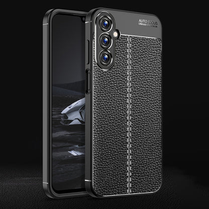 Litchi Texture Shockproof TPU Phone Case, For Samsung Galaxy S24 Ultra 5G, For Samsung Galaxy M34 5G, For Samsung Galaxy A05, For Samsung Galaxy A35, For Samsung Galaxy A55, For Samsung Galaxy A25 5G, For Samsung Galaxy S24+ 5G, For Samsung Galaxy A05s...