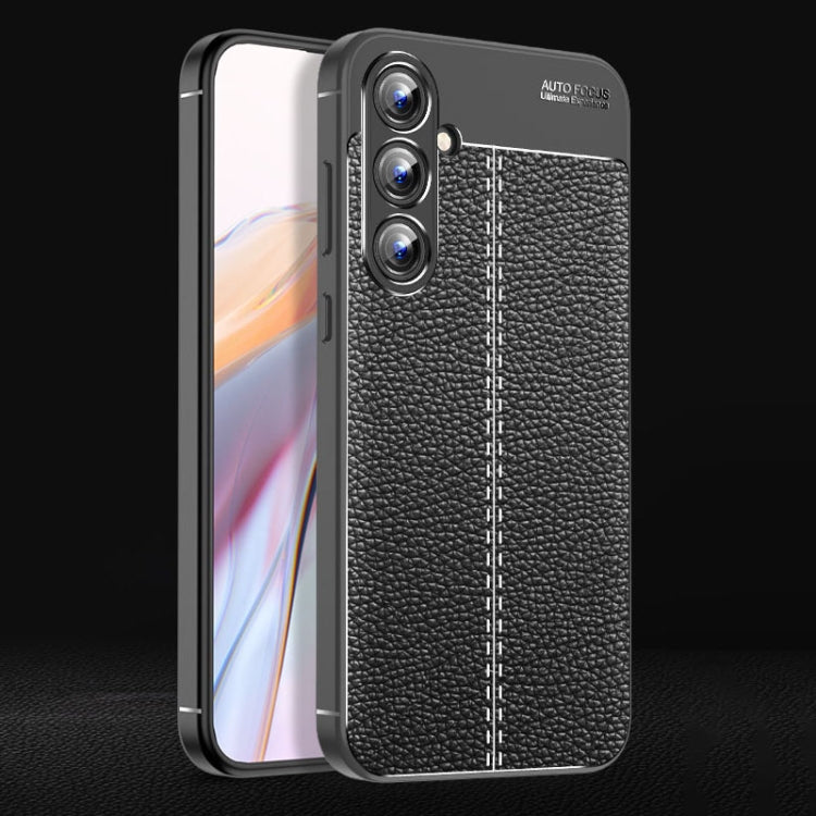 Litchi Texture Shockproof TPU Phone Case, For Samsung Galaxy S24 Ultra 5G, For Samsung Galaxy M34 5G, For Samsung Galaxy A05, For Samsung Galaxy A35, For Samsung Galaxy A55, For Samsung Galaxy A25 5G, For Samsung Galaxy S24+ 5G, For Samsung Galaxy A05s...