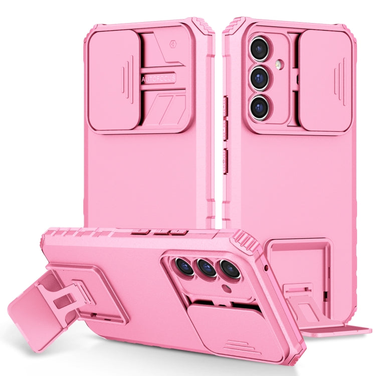 Stereoscopic Holder Sliding Camshield Phone Case, For Samsung Galaxy A34 5G, For Samsung Galaxy A54 5G, For Samsung Galaxy A14 5G, For Samsung Galaxy S20 FE, For Samsung Galaxy A23 4G, For Samsung Galaxy S22+ 5G
