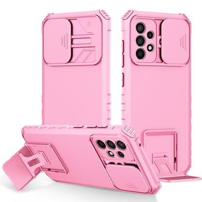 Stereoscopic Holder Sliding Camshield Phone Case, For Samsung Galaxy S22 5G, For Samsung Galaxy A52 5G, For Samsung Galaxy A05, For Samsung Galaxy A05s, For Samsung Galaxy A15 5G, For Samsung Galaxy S24 5G
