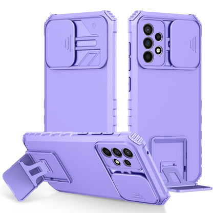 Stereoscopic Holder Sliding Camshield Phone Case, For Samsung Galaxy S22 5G, For Samsung Galaxy A52 5G, For Samsung Galaxy A05, For Samsung Galaxy A05s, For Samsung Galaxy A15 5G, For Samsung Galaxy S24 5G