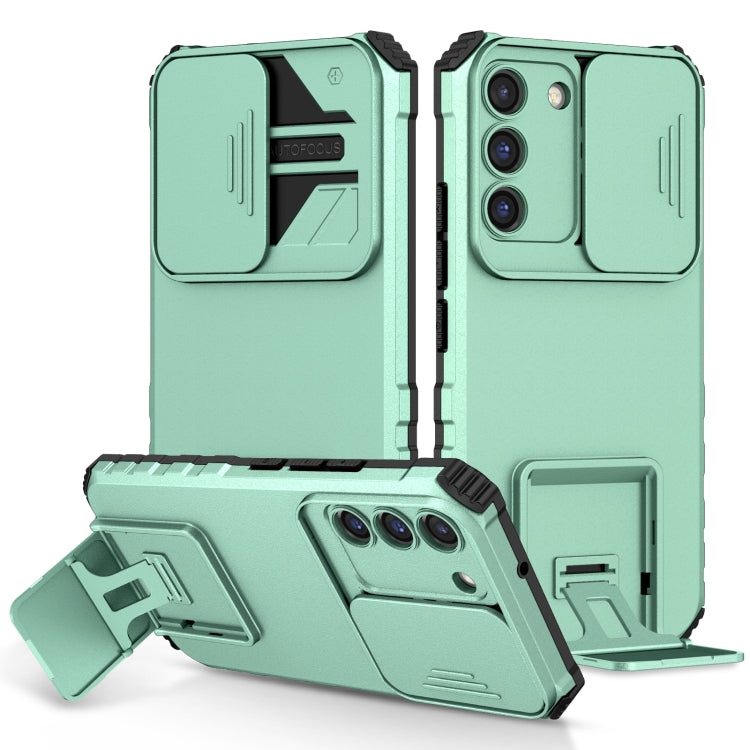 Stereoscopic Holder Sliding Camshield Phone Case, For Samsung Galaxy S22 5G, For Samsung Galaxy A52 5G, For Samsung Galaxy A05, For Samsung Galaxy A05s, For Samsung Galaxy A15 5G, For Samsung Galaxy S24 5G