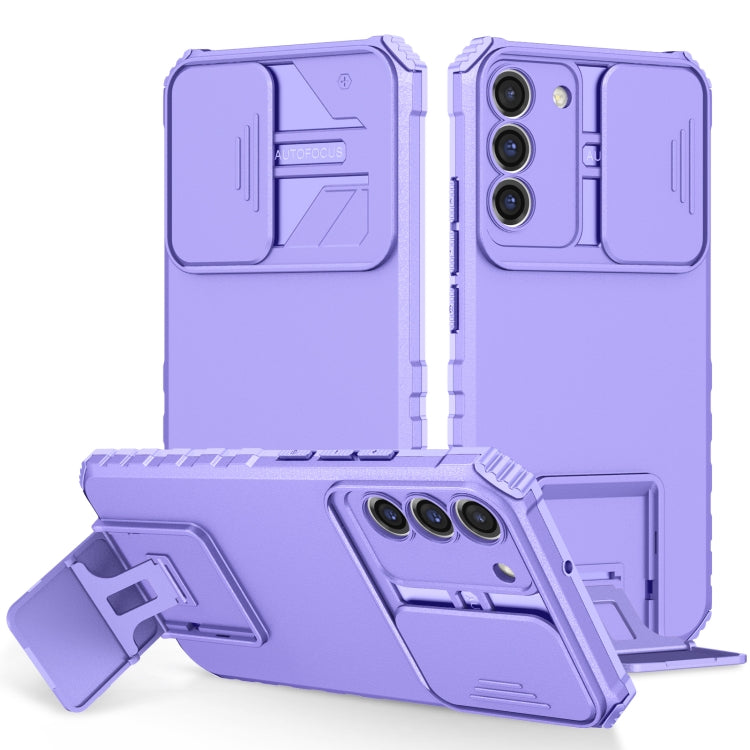 Stereoscopic Holder Sliding Camshield Phone Case, For Samsung Galaxy A34 5G, For Samsung Galaxy A54 5G, For Samsung Galaxy A14 5G, For Samsung Galaxy S20 FE, For Samsung Galaxy A23 4G, For Samsung Galaxy S22+ 5G