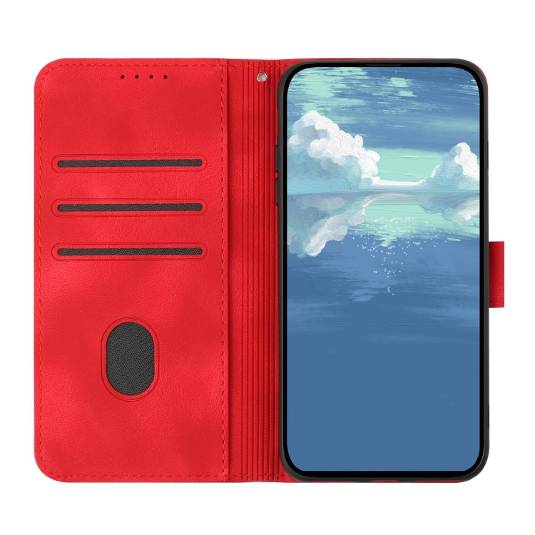 Line Pattern Skin Feel Leather Phone Case, For Samsung Galaxy A11 EU Version, For Samsung Galaxy S20, For Samsung Galaxy S20+, For Samsung Galaxy A21 EU Version, For Samsung Galaxy A71 4G, For Samsung Galaxy A51 4G, For Samsung Galaxy A50 / A50s       ...