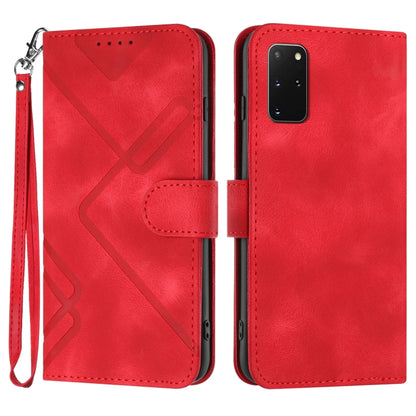 Line Pattern Skin Feel Leather Phone Case, For Samsung Galaxy A11 EU Version, For Samsung Galaxy S20, For Samsung Galaxy S20+, For Samsung Galaxy A21 EU Version, For Samsung Galaxy A71 4G, For Samsung Galaxy A51 4G, For Samsung Galaxy A50 / A50s       ...