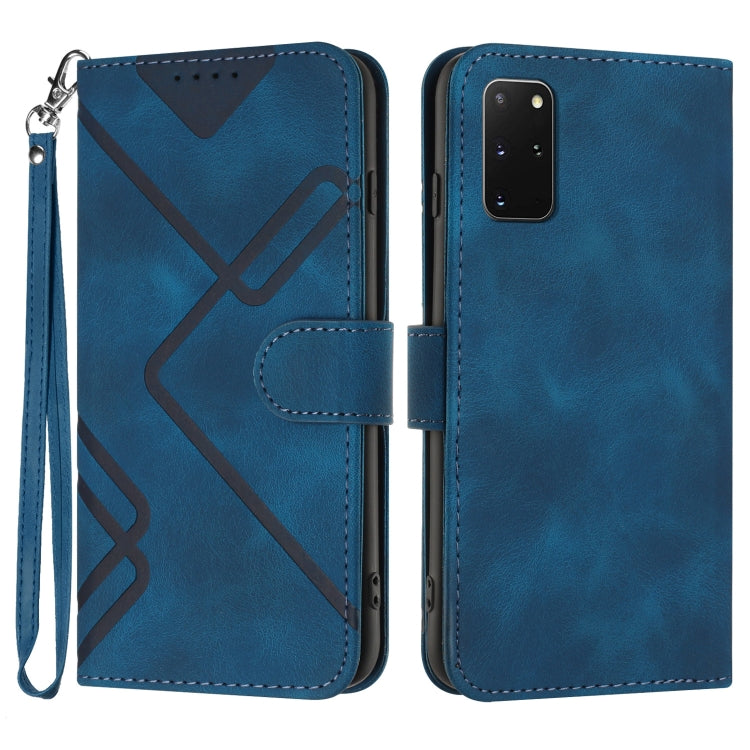 Line Pattern Skin Feel Leather Phone Case, For Samsung Galaxy A11 EU Version, For Samsung Galaxy S20, For Samsung Galaxy S20+, For Samsung Galaxy A21 EU Version, For Samsung Galaxy A71 4G, For Samsung Galaxy A51 4G, For Samsung Galaxy A50 / A50s       ...