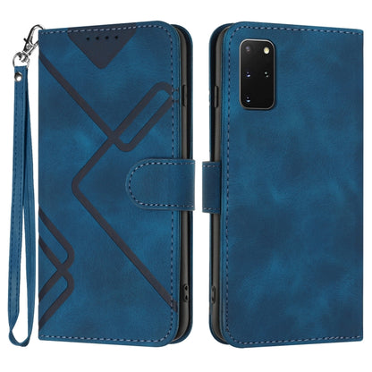 Line Pattern Skin Feel Leather Phone Case, For Samsung Galaxy A11 EU Version, For Samsung Galaxy S20, For Samsung Galaxy S20+, For Samsung Galaxy A21 EU Version, For Samsung Galaxy A71 4G, For Samsung Galaxy A51 4G, For Samsung Galaxy A50 / A50s       ...