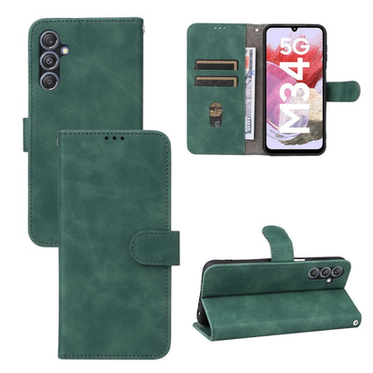 Skin Feel Magnetic Flip Leather Phone Case, For Samsung Galaxy A05 4G, For Samsung Galaxy A05s 4G, For Samsung Galaxy M34 5G, For Samsung Galaxy A25 5G, For Samsung Galaxy S23 FE 5G, For Samsung Galaxy M54 5G