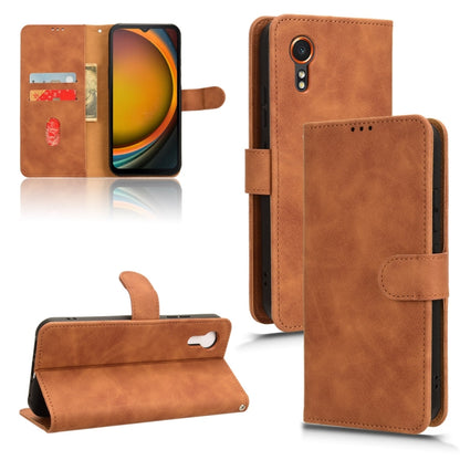 Skin Feel Magnetic Flip Leather Phone Case, For Samsung Galaxy M55 5G, For Samsung Galaxy M15 5G, For Samsung Galaxy Xcover 7, For Samsung Galaxy A55 5G, For Samsung Galaxy A35 5G, For Samsung Galaxy S24 Ultra 5G, For Samsung Galaxy S24+ 5G            ...
