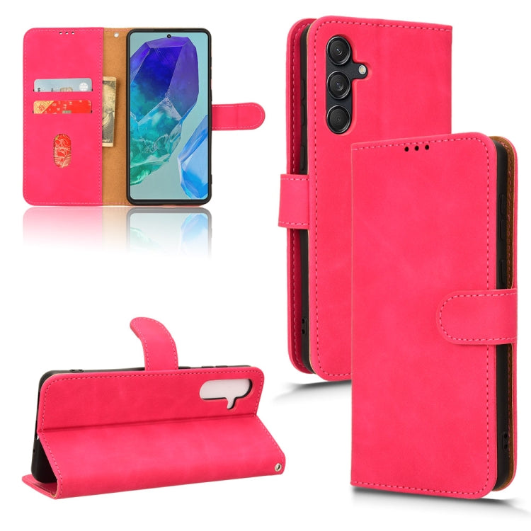 Skin Feel Magnetic Flip Leather Phone Case, For Samsung Galaxy M55 5G, For Samsung Galaxy M15 5G, For Samsung Galaxy Xcover 7, For Samsung Galaxy A55 5G, For Samsung Galaxy A35 5G, For Samsung Galaxy S24 Ultra 5G, For Samsung Galaxy S24+ 5G            ...
