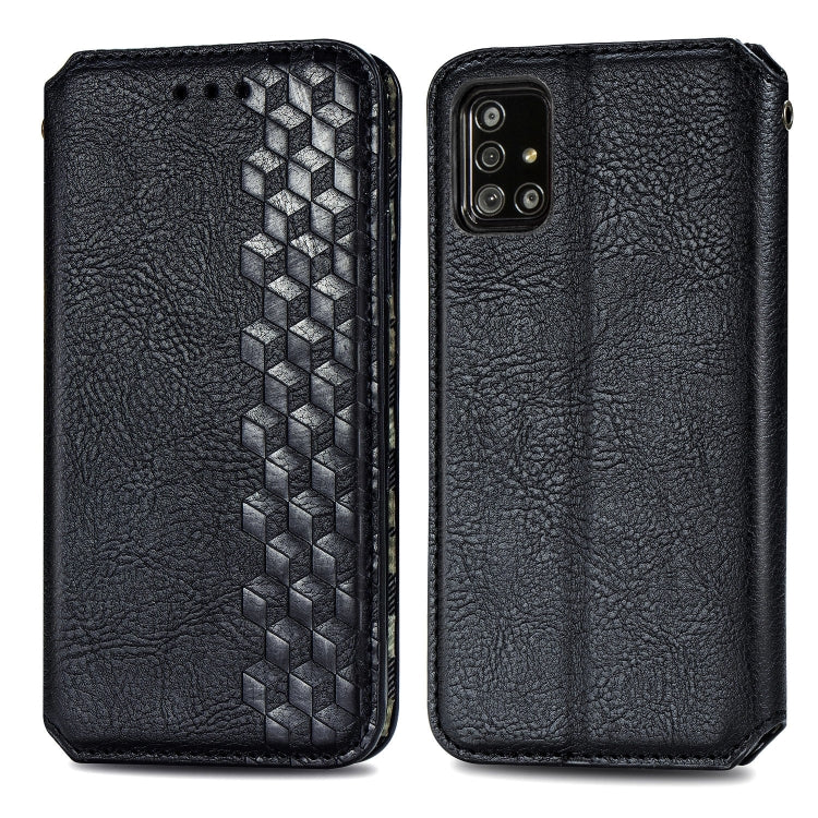 Cubic Grid Pressed Horizontal Flip Magnetic Leather Case with Holder & Card Slots & Wallet, For iPhone SE 2022 / SE 2020 / 8 / 7, For iPhone 8 Plus & 7Plus, For iPhone XR, For Samsung Galaxy A51, For Samsung Galaxy S20, For Samsung Galaxy S20+         ...