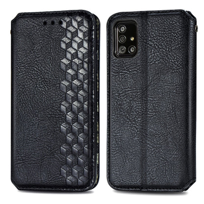 Cubic Grid Pressed Horizontal Flip Magnetic Leather Case with Holder & Card Slots & Wallet, For iPhone SE 2022 / SE 2020 / 8 / 7, For iPhone 8 Plus & 7Plus, For iPhone XR, For Samsung Galaxy A51, For Samsung Galaxy S20, For Samsung Galaxy S20+         ...