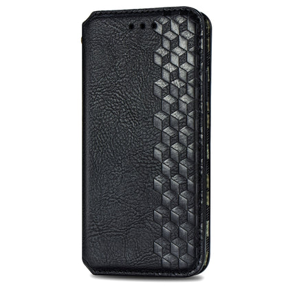 Cubic Grid Pressed Horizontal Flip Magnetic Leather Case with Holder & Card Slots & Wallet, For iPhone SE 2022 / SE 2020 / 8 / 7, For iPhone 8 Plus & 7Plus, For iPhone XR, For Samsung Galaxy A51, For Samsung Galaxy S20, For Samsung Galaxy S20+         ...