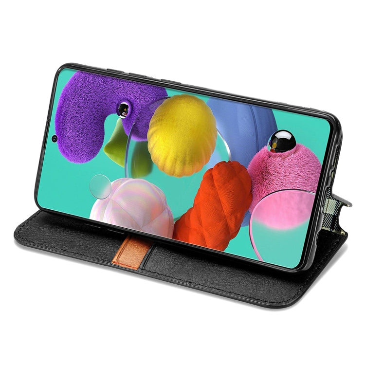 Cubic Grid Pressed Horizontal Flip Magnetic Leather Case with Holder & Card Slots & Wallet, For iPhone SE 2022 / SE 2020 / 8 / 7, For iPhone 8 Plus & 7Plus, For iPhone XR, For Samsung Galaxy A51, For Samsung Galaxy S20, For Samsung Galaxy S20+         ...