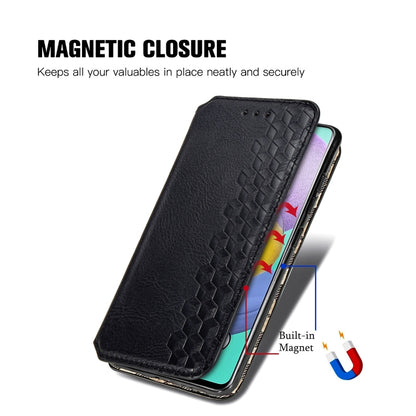 Cubic Grid Pressed Horizontal Flip Magnetic Leather Case with Holder & Card Slots & Wallet, For iPhone SE 2022 / SE 2020 / 8 / 7, For iPhone 8 Plus & 7Plus, For iPhone XR, For Samsung Galaxy A51, For Samsung Galaxy S20, For Samsung Galaxy S20+         ...