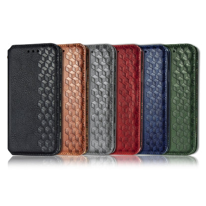 Cubic Grid Pressed Horizontal Flip Magnetic Leather Case with Holder & Card Slots & Wallet, For iPhone SE 2022 / SE 2020 / 8 / 7, For iPhone 8 Plus & 7Plus, For iPhone XR, For Samsung Galaxy A51, For Samsung Galaxy S20, For Samsung Galaxy S20+         ...