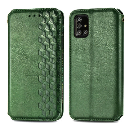 Cubic Grid Pressed Horizontal Flip Magnetic Leather Case with Holder & Card Slots & Wallet, For iPhone SE 2022 / SE 2020 / 8 / 7, For iPhone 8 Plus & 7Plus, For iPhone XR, For Samsung Galaxy A51, For Samsung Galaxy S20, For Samsung Galaxy S20+         ...