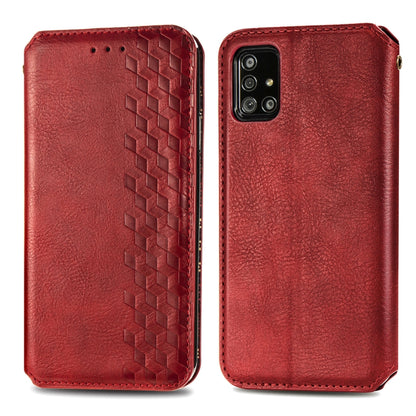 Cubic Grid Pressed Horizontal Flip Magnetic Leather Case with Holder & Card Slots & Wallet, For iPhone SE 2022 / SE 2020 / 8 / 7, For iPhone 8 Plus & 7Plus, For iPhone XR, For Samsung Galaxy A51, For Samsung Galaxy S20, For Samsung Galaxy S20+         ...