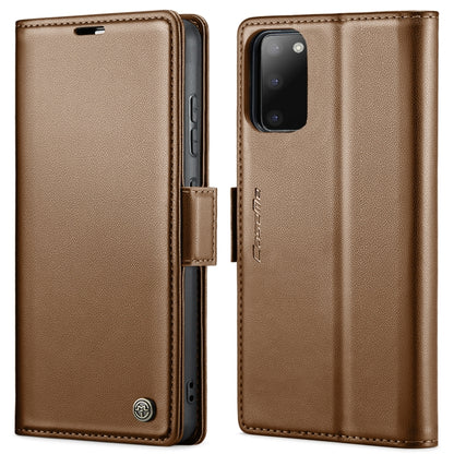 CaseMe 023 Butterfly Buckle Litchi Texture RFID Anti-theft Leather Phone Case, For Samsung Galaxy S21+ 5G, For Samsung Galaxy S21 Ultra 5G, For Samsung Galaxy Note20 Ultra, For Samsung Galaxy S20 Ultra, For Samsung Galaxy S20, For Samsung Galaxy S20+  ...