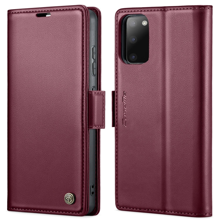 CaseMe 023 Butterfly Buckle Litchi Texture RFID Anti-theft Leather Phone Case, For Samsung Galaxy S21+ 5G, For Samsung Galaxy S21 Ultra 5G, For Samsung Galaxy Note20 Ultra, For Samsung Galaxy S20 Ultra, For Samsung Galaxy S20, For Samsung Galaxy S20+  ...