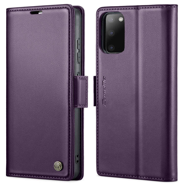 CaseMe 023 Butterfly Buckle Litchi Texture RFID Anti-theft Leather Phone Case, For Samsung Galaxy S21+ 5G, For Samsung Galaxy S21 Ultra 5G, For Samsung Galaxy Note20 Ultra, For Samsung Galaxy S20 Ultra, For Samsung Galaxy S20, For Samsung Galaxy S20+  ...