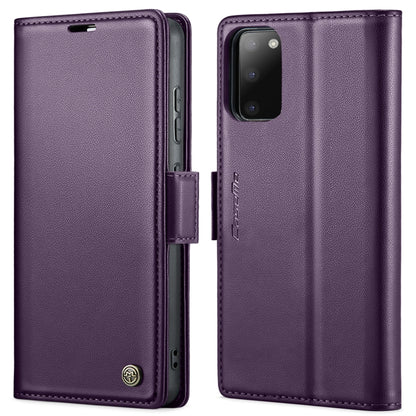 CaseMe 023 Butterfly Buckle Litchi Texture RFID Anti-theft Leather Phone Case, For Samsung Galaxy S21+ 5G, For Samsung Galaxy S21 Ultra 5G, For Samsung Galaxy Note20 Ultra, For Samsung Galaxy S20 Ultra, For Samsung Galaxy S20, For Samsung Galaxy S20+  ...