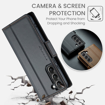CaseMe 023 Butterfly Buckle Litchi Texture RFID Anti-theft Leather Phone Case, For Samsung Galaxy S22 5G, For Samsung Galaxy A32 5G / M32 5G, For Samsung Galaxy A52/A52s 5G, For Samsung Galaxy A22 5G, For Samsung Galaxy S21 FE 5G, For Samsung Galaxy A7...