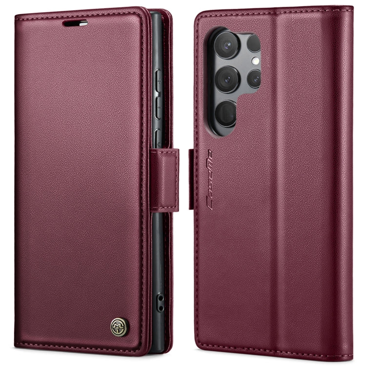 CaseMe 023 Butterfly Buckle Litchi Texture RFID Anti-theft Leather Phone Case, For Samsung Galaxy S23 FE 5G, For Samsung Galaxy A24 4G, For Samsung Galaxy A14 4G/5G, For Samsung Galaxy A34 5G, For Samsung Galaxy A54 5G, For Samsung Galaxy S23 Ultra 5G ...