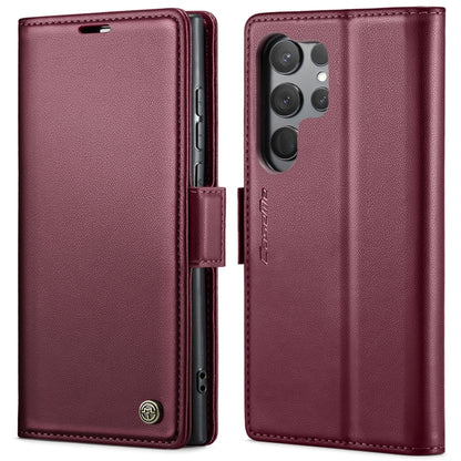 CaseMe 023 Butterfly Buckle Litchi Texture RFID Anti-theft Leather Phone Case, For Samsung Galaxy S23 FE 5G, For Samsung Galaxy A24 4G, For Samsung Galaxy A14 4G/5G, For Samsung Galaxy A34 5G, For Samsung Galaxy A54 5G, For Samsung Galaxy S23 Ultra 5G ...